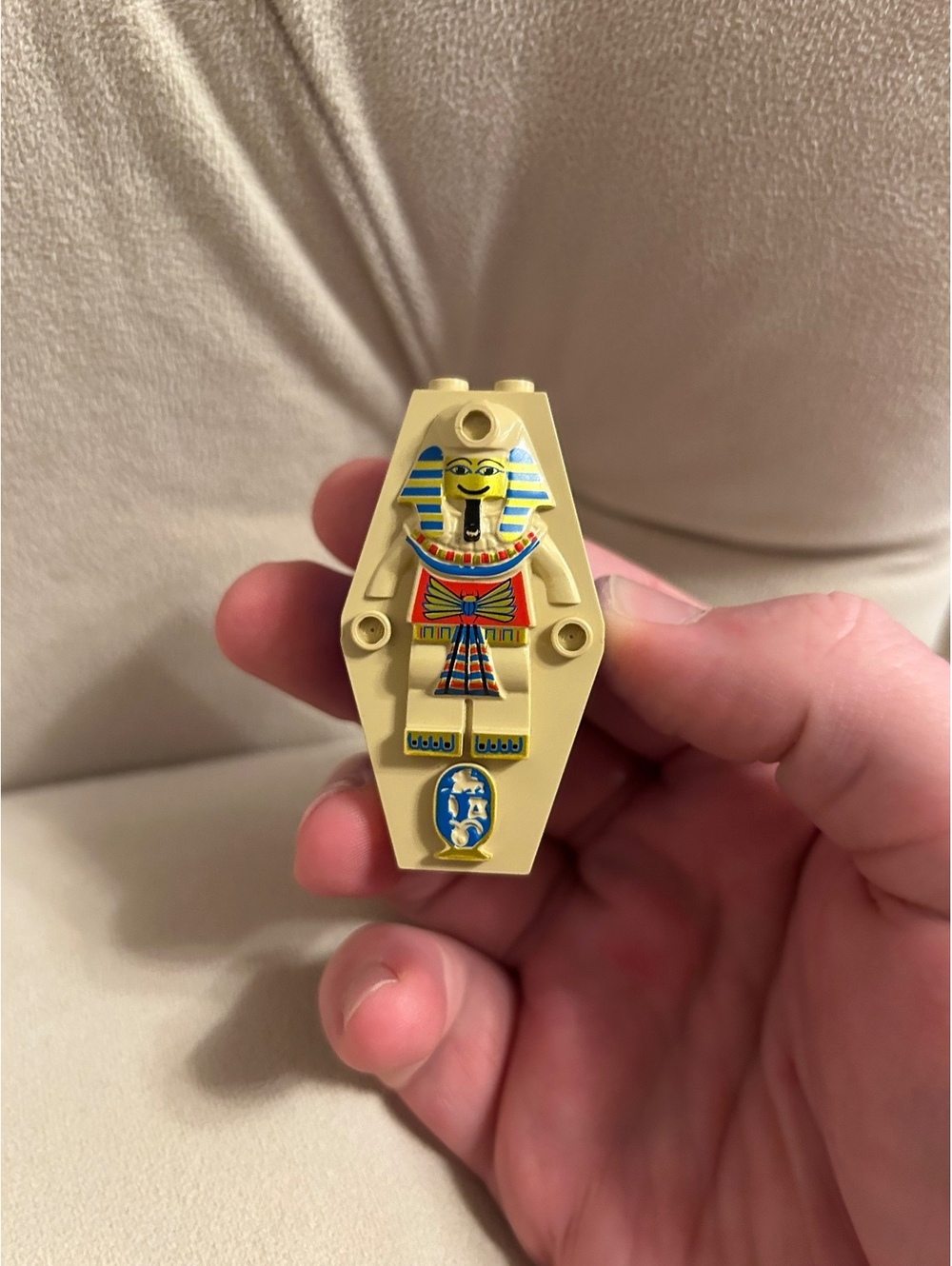 Lego Coffin Lid with Mummy with Colorful Pattern inv.569